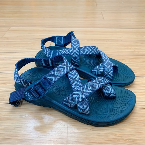 Chaco Shoes - CHACO blue green Z/Volv sandals, women’s 7.